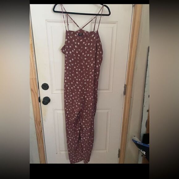 Wild Fable Jumpsuit Romper Pink Floral XXL - Picture 1 of 2